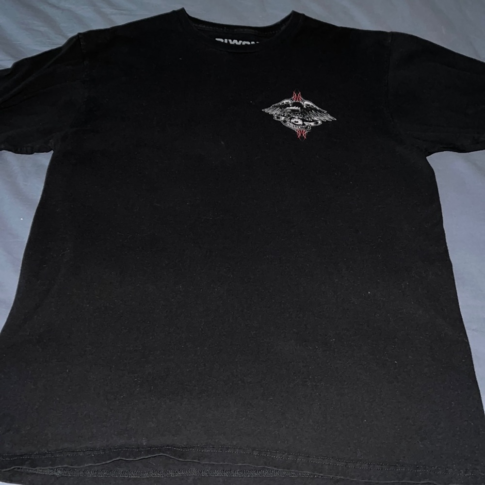 Men’s large limited edition tshirt pinstripe eagle